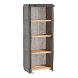 Bokhylla Kipit MH10228H MH10228H Brun Gr Tr Tyg 30 x 113 x 42