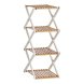Bokhylla Brun Vit Hopfllbar Tr (32 x 96 x 39 cm)