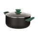 Kastrull Kinvara 8358 Svart Grn  24 cm 4,5 L