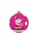 Julgranskula Peppa Pig Cosy corner Fuchsia 6 antal Plast ( 8 cm