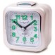 Analog Vckarklocka Timemark Vit Tyst med ljud Nattlge (7.5 x 8