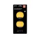 Boll till husdjur Gloria PLAY AND RUN Gul TPR M 6,35 cm 2 antal