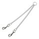 Koppling fr 2-hundsledning Gloria 3mm x 35 cm