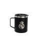 Termosmugg med lock Real Madrid C.F. Marinbl Rostfritt stl