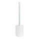Toalettborste Andrea House Matt Rostfritt stl Vit Polyresin (