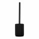 Toalettborste Andrea House Matt Svart Harts ( 9,5 x 36 cm)