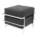 Fotpall Piqueras y Crespo 57PSPNE Svart Lderimitation