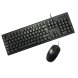 Tangentbord och Mus CoolBox Svart Qwerty Spanska
