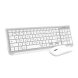 Tangentbord Subblim SUBKBC-DCEP10 Vit Qwerty Spanska QWERTY