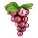 Julgranskula Krist+ 01847 01847 Rosa Plast Vindruvor