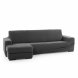 Skydd fr chaiselong med kort vnster arm Sofaskins Mrkgr (Ren