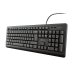 Tangentbord Trust 23880 Svart Engelska EEUU QWERTY