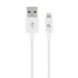 Kabel Lightning Cablexpert CC-USB2P-AMLM-2M-W