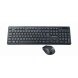 Tangentbord och Mus GEMBIRD KBS-WCH-03 Qwerty UK Svart Svartvit