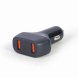 Vggladdare GEMBIRD TA-U2QC3-CAR-01 Svart