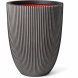 Vas Capi Europe GROOVE NL Antracitgr Plast 34 x 34 x 46 cm