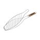 Grill fr fisk Rostfritt stl (14 x 58 cm)