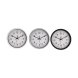 Vggklocka EDM PVC  20 x 4 cm  20 cm x 4 cm Svart Rund