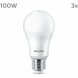 LED-lampa Philips A67 Vit E 100 W E27 3 antal (4000 K)