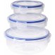 Lunchldor, set Excellent Houseware 024000670 Plast Rund 400 ml