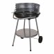 Kolgrill med hjul Grill Svart  51 cm