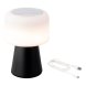Bordslampa LED Lumineo 894415 Svart Laddningsbar