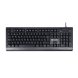 Tangentbord CoolBox COO-TEC04DNI Svart Qwerty Spanska
