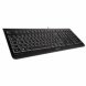 Franskt Tangentbord Cherry Qwerty Spanska Svart