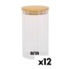 Genomskinlig glasburk Quttin    9 x 16 cm 780 ml 9 x 16,5 cm (12