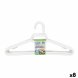 Kldhngarset Dem Vit Plast 12 Delar 38 x 17,5 cm (8 antal)