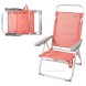 Strandstol Aktive Rosa 48 x 57 x 99 cm Multipla positioner