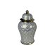 Keramikskl DKD Home Decor Porslin Gyllene Vit Orientalisk (22 x