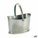 Kruka Ibergarden E51465-B Silvrig Zink Korg 21 x 19,5 x 35,5 cm