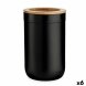 Tandborsthllare Berilo BP16-103BK Brun Svart Naturell Bambu pol