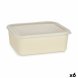 Frvaringslda med lock Gul 17 x 8 x 23,5 cm (6 antal)