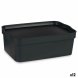 Frvaringslda med lock Kipit TP593-1 Antracitgr Plast 6 L 21 x