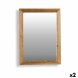 Vggspegel Canada Brun 60 x 80 x 2 cm Rektangulr (2 antal)