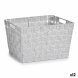 Tvttkorg Kipit Vit Polyester Tyg Fltning 10 L 35 x 20 x 25 cm