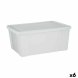 Frvaringslda med lock Stefanplast Elegance Vit Plast 29 x 17 x