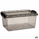 Frvaringslda med lock Kipit TP545-2 Antracitgr Plast (12 anta