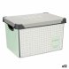 Frvaringslda med lock Kipit Home Gr Plast Grafpapper 17 L 28
