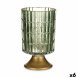LED-lykta Grn Gyllene Glas 10,7 x 18 x 10,7 cm (6 antal)
