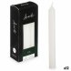 Set med levande ljus Acorde 123-A-AR Vit 2 x 2 x 15 cm (12 antal