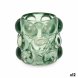 Ljusstakar Mikro-prlor Grn Glas 8,4 x 9 x 8,4 cm (12 antal)