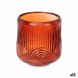 Ljusstakar Rnder Orange Glas 9 x 9,5 x 9 cm (12 antal)