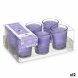 Set med Doftljus Acorde 48-B-AR Lavendel Glas (12 antal)