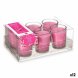 Set med Doftljus Acorde 48-D-AR Orkid Glas (12 antal)