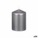 Ljus Acorde 92535 Silvrig 7 x 10 x 7 cm (24 antal)