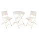 Bordsgrupp med 2 stolar Ibergarden HS23377/78 Vit