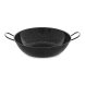 Djup stekpanna med handtag Vaello Svart Emaljerat stl ( 34 cm)